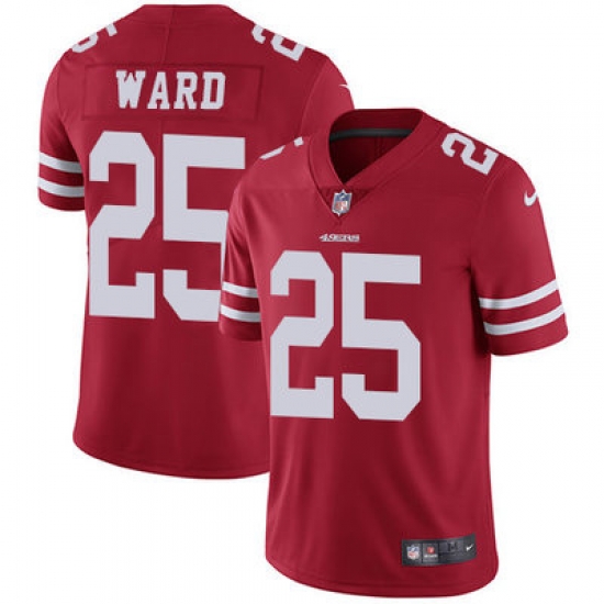Nike 49ers #25 Jimmie Ward Red Team Color Mens Stitched NFL Vapor Untouchable Limited Jersey Nike 49ers #25 Jimmie Ward Red Team Color Mens Stitched NFL Vapor Untouchable Limited Jersey