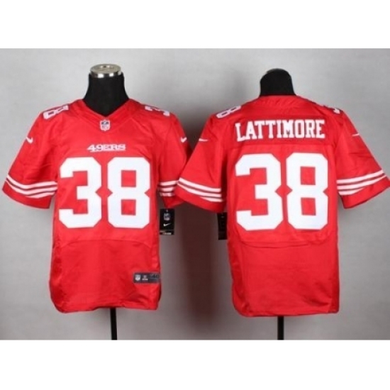 Nike San Francisco 49ers 38 Marcus Lattimore Red Elite NFL Jersey Nike San Francisco 49ers 38 Marcus Lattimore Red Elite NFL Jersey
