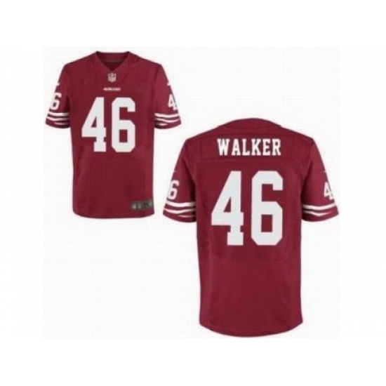 Nike San Francisco 49ers 46 Delanie Walker Limited Red NFL Jersey Nike San Francisco 49ers 46 Delanie Walker Limited Red NFL Jersey