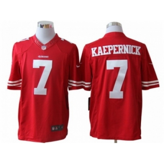 Nike San Francisco 49ers 7 Colin Kaepernick Red Limited NFL Jersey Nike San Francisco 49ers 7 Colin Kaepernick Red Limited NFL Jersey