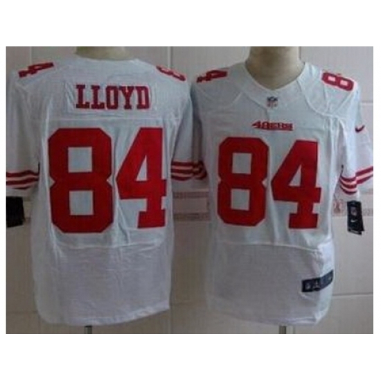 Nike San Francisco 49ers 84 Brandon Lloyd White Elite NFL Jersey Nike San Francisco 49ers 84 Brandon Lloyd White Elite NFL Jersey
