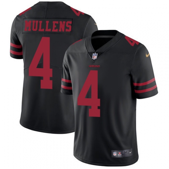 Nike 49ers #4 Nick Mullens Black Alternate Youth Stitched NFL Vapor Untouchable Limited Jersey Nike 49ers #4 Nick Mullens Black Alternate Youth Stitched NFL Vapor Untouchable Limited Jersey