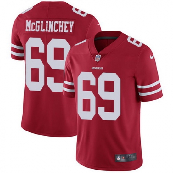 Nike 49ers #69 Mike McGlinchey Red Team Color Youth Stitched NFL Vapor Untouchable Limited Jersey Nike 49ers #69 Mike McGlinchey Red Team Color Youth Stitched NFL Vapor Untouchable Limited Jersey