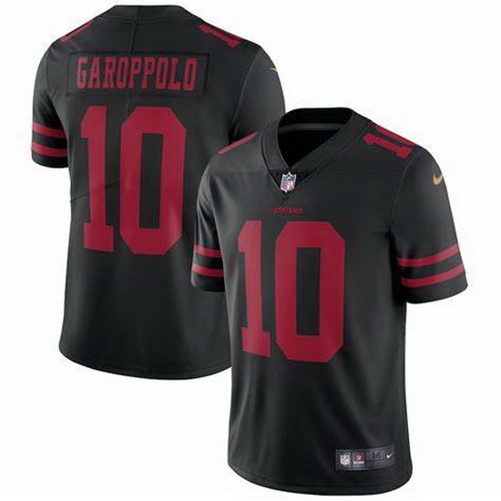 Youth Nike San Francisco 49ers Jimmy Garoppolo 10 Black Vapor Untouchable Limited NFL Jersey v Youth Nike San Francisco 49ers Jimmy Garoppolo 10 Black Vapor Untouchable Limited NFL Jersey v