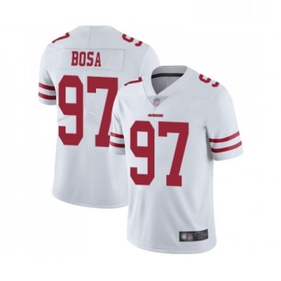 Youth San Francisco 49ers 97 Nick Bosa White Vapor Untouchable Limited Player Football Jersey Youth San Francisco 49ers 97 Nick Bosa White Vapor Untouchable Limited Player Football Jersey