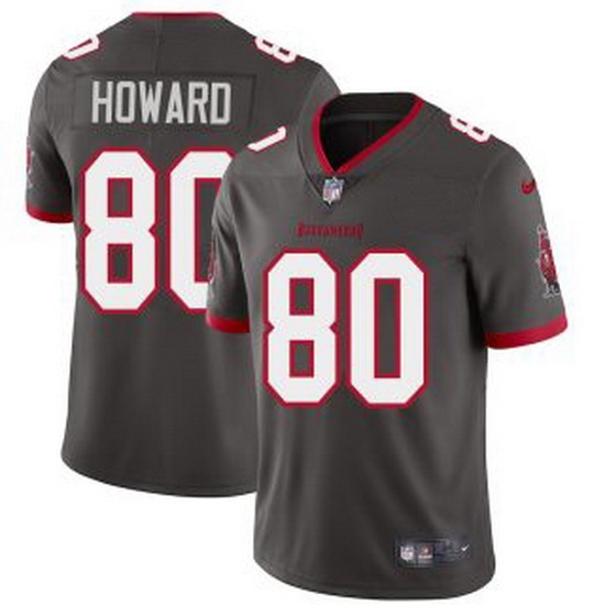 Men Nike Tampa Bay Buccaneers 80 O J Howard Pewter Alternate Vapor Limited Football Jersey Men Nike Tampa Bay Buccaneers 80 O J Howard Pewter Alternate Vapor Limited Football Jersey