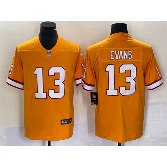 Men Tampa Bay Buccaneers 13 Mike Evans Orange Vapor Untouchable Limited Stitched Jersey Men Tampa Bay Buccaneers 13 Mike Evans Orange Vapor Untouchable Limited Stitched Jersey