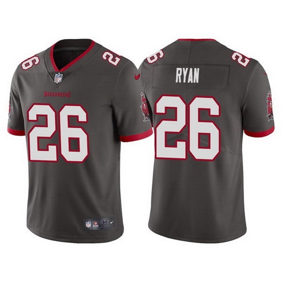 Men Tampa Bay Buccaneers 26 Logan Ryan Grey Vapor Untouchable Limited Stitched jersey Men Tampa Bay Buccaneers 26 Logan Ryan Grey Vapor Untouchable Limited Stitched jersey