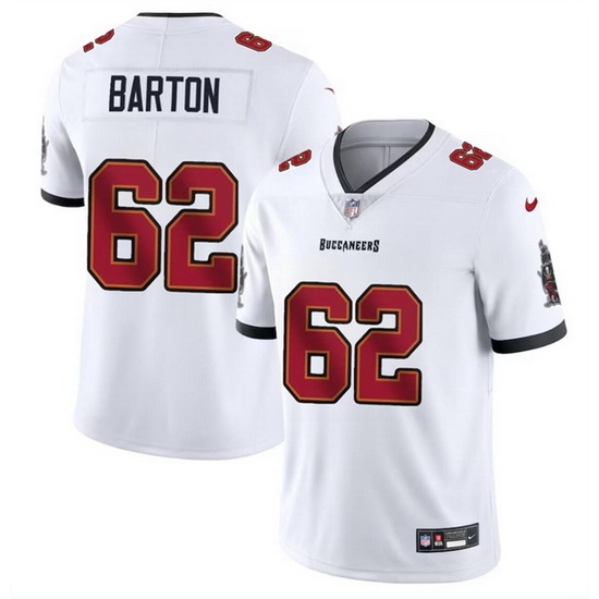 Men Tampa Bay Buccaneers 62 Graham Barton White 2024 Draft Vapor Limited Stitched Jersey Men Tampa Bay Buccaneers 62 Graham Barton White 2024 Draft Vapor Limited Stitched Jersey