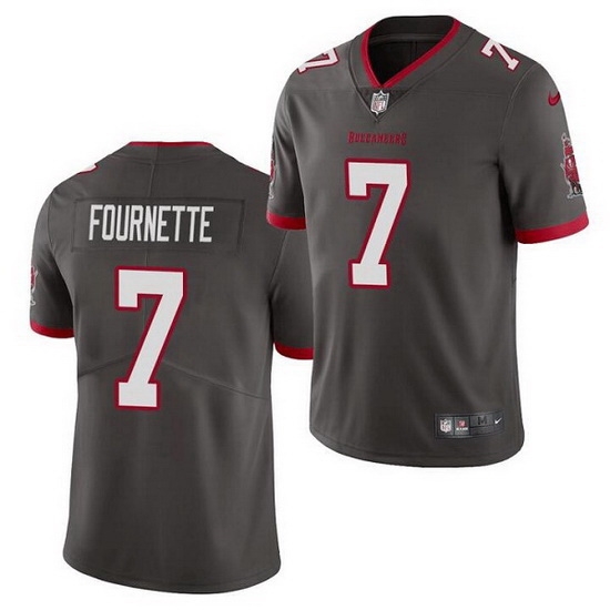 Men Tampa Bay Buccaneers 7 Leonard Fournette Grey Vapor Untouchable Limited Stitched jersey Men Tampa Bay Buccaneers 7 Leonard Fournette Grey Vapor Untouchable Limited Stitched jersey