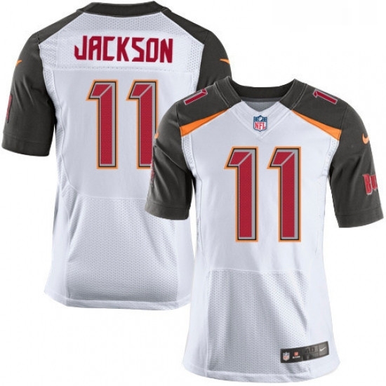 Mens Nike Tampa Bay Buccaneers 11 DeSean Jackson Elite White NFL Jersey Mens Nike Tampa Bay Buccaneers 11 DeSean Jackson Elite White NFL Jersey