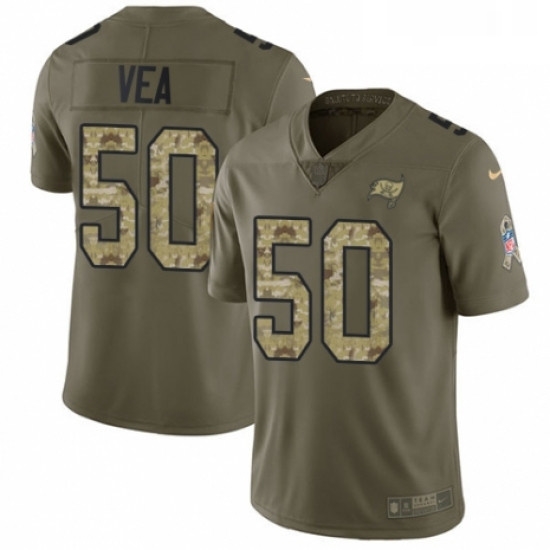 Mens Nike Tampa Bay Buccaneers 50 Vita Vea Limited OliveCamo 2017 Salute to Service NFL Jersey Mens Nike Tampa Bay Buccaneers 50 Vita Vea Limited OliveCamo 2017 Salute to Service NFL Jersey