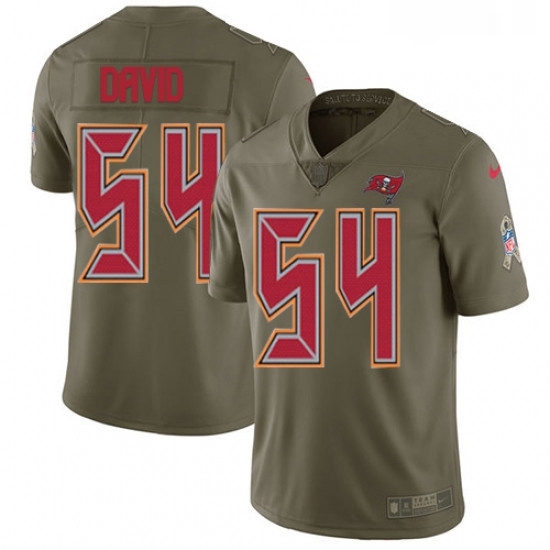 Mens Nike Tampa Bay Buccaneers 54 Lavonte David Limited Olive 2017 Salute to Service NFL Jersey Mens Nike Tampa Bay Buccaneers 54 Lavonte David Limited Olive 2017 Salute to Service NFL Jersey