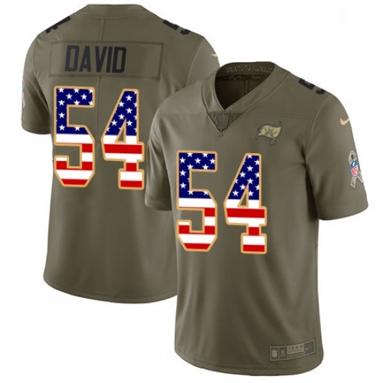 Mens Nike Tampa Bay Buccaneers 54 Lavonte David Limited OliveUSA Flag 2017 Salute to Service NFL Jersey Mens Nike Tampa Bay Buccaneers 54 Lavonte David Limited OliveUSA Flag 2017 Salute to Service NFL Jersey