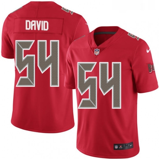 Mens Nike Tampa Bay Buccaneers 54 Lavonte David Limited Red Rush Vapor Untouchable NFL Jersey Mens Nike Tampa Bay Buccaneers 54 Lavonte David Limited Red Rush Vapor Untouchable NFL Jersey