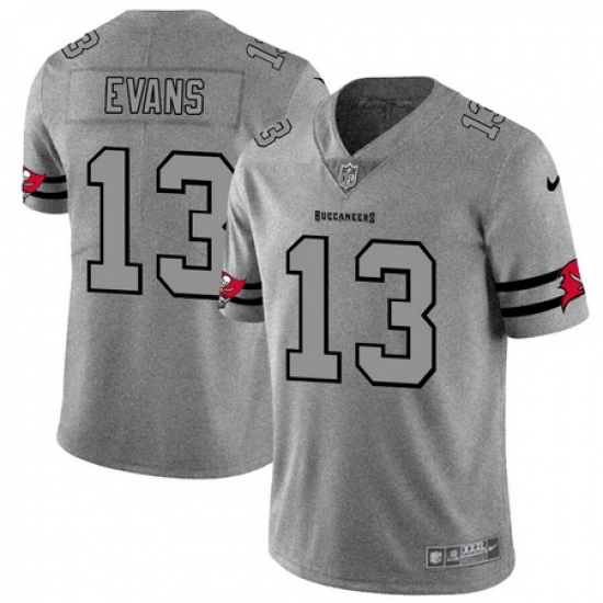 Nike Buccaneers 13 Mike Evans 2019 Gray Gridiron Gray Vapor Untouchable Limited Jersey Nike Buccaneers 13 Mike Evans 2019 Gray Gridiron Gray Vapor Untouchable Limited Jersey
