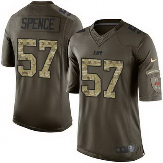 Nike Buccaneers #57 Noah Spence Green Mens Stitched NFL Limited Salute to Service Jersey Nike Buccaneers #57 Noah Spence Green Mens Stitched NFL Limited Salute to Service Jersey