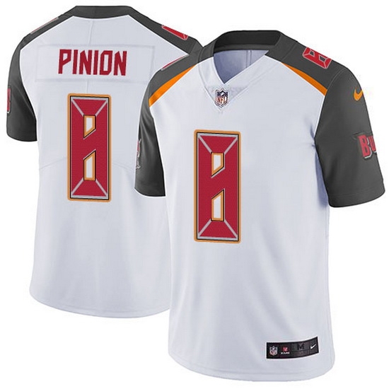 Nike Buccaneers 8 Bradley Pinion White Men Stitched NFL Vapor Untouchable Limited Jersey Nike Buccaneers 8 Bradley Pinion White Men Stitched NFL Vapor Untouchable Limited Jersey