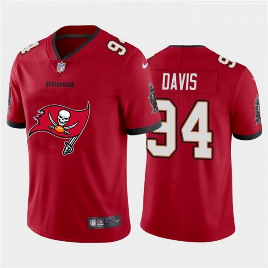 Nike Buccaneers 94 Khalil Davis Red Team Big Logo Vapor Untouchable Limited Jersey Nike Buccaneers 94 Khalil Davis Red Team Big Logo Vapor Untouchable Limited Jersey