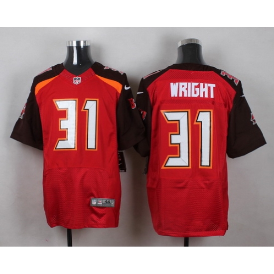 Nike Tampa Bay Buccaneers #31 Major Wright Red Team Color Mens Stitched NFL New Elite Jersey Nike Tampa Bay Buccaneers #31 Major Wright Red Team Color Mens Stitched NFL New Elite Jersey