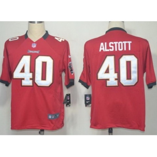 Nike Tampa Bay Buccaneers 40 Mike Alstott Red Game NFL Jersey Nike Tampa Bay Buccaneers 40 Mike Alstott Red Game NFL Jersey