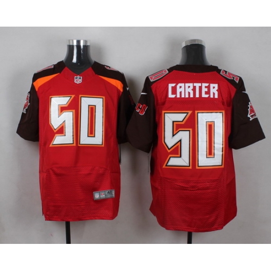 Nike Tampa Bay Buccaneers #50 Bruce Carter Red Team Color Mens Stitched NFL New Elite Jersey Nike Tampa Bay Buccaneers #50 Bruce Carter Red Team Color Mens Stitched NFL New Elite Jersey