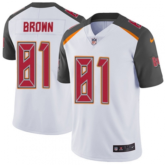 Nike Tampa Bay Buccaneers 81 Antonio Brown White Men Stitched NFL Vapor Untouchable Limited Jersey Nike Tampa Bay Buccaneers 81 Antonio Brown White Men Stitched NFL Vapor Untouchable Limited Jersey