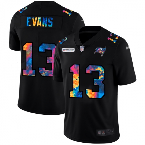 Tampa Bay Buccaneers 13 Mike Evans Men Nike Multi Color Black 2020 NFL Crucial Catch Vapor Untouchable Limited Jersey Tampa Bay Buccaneers 13 Mike Evans Men Nike Multi Color Black 2020 NFL Crucial Catch Vapor Untouchable Limited Jersey