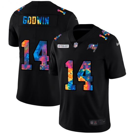 Tampa Bay Buccaneers 14 Chris Godwin Men Nike Multi Color Black 2020 NFL Crucial Catch Vapor Untouchable Limited Jersey Tampa Bay Buccaneers 14 Chris Godwin Men Nike Multi Color Black 2020 NFL Crucial Catch Vapor Untouchable Limited Jersey