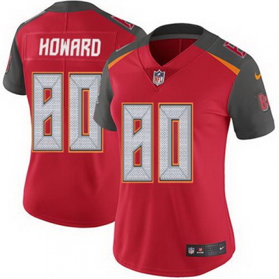 Nike Buccaneers #80 O J Howard Red Team Color Womens Stitched NFL Vapor Untouchable Limited Jersey Nike Buccaneers #80 O J Howard Red Team Color Womens Stitched NFL Vapor Untouchable Limited Jersey