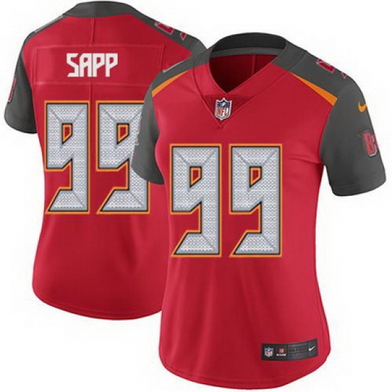 Nike Buccaneers #99 Warren Sapp Red Team Color Womens Stitched NFL Vapor Untouchable Limited Jersey Nike Buccaneers #99 Warren Sapp Red Team Color Womens Stitched NFL Vapor Untouchable Limited Jersey