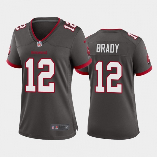 Women Nike Tampa Bay Buccaneers 12 Tom Brady Grey Nike Vapor Untouchable Jersey Women Nike Tampa Bay Buccaneers 12 Tom Brady Grey Nike Vapor Untouchable Jersey