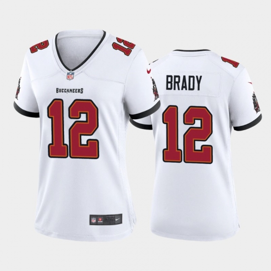 Women Nike Tampa Bay Buccaneers 12 Tom Brady White Nike Game Jersey Women Nike Tampa Bay Buccaneers 12 Tom Brady White Nike Game Jersey