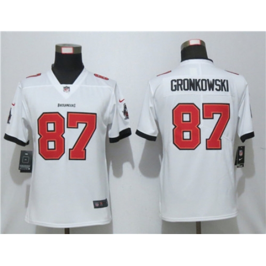 Women Nike Tampa Bay Buccaneers 87 Rob Gronkowski White New 2020 Vapor Untouchable Limited Jersey Women Nike Tampa Bay Buccaneers 87 Rob Gronkowski White New 2020 Vapor Untouchable Limited Jersey