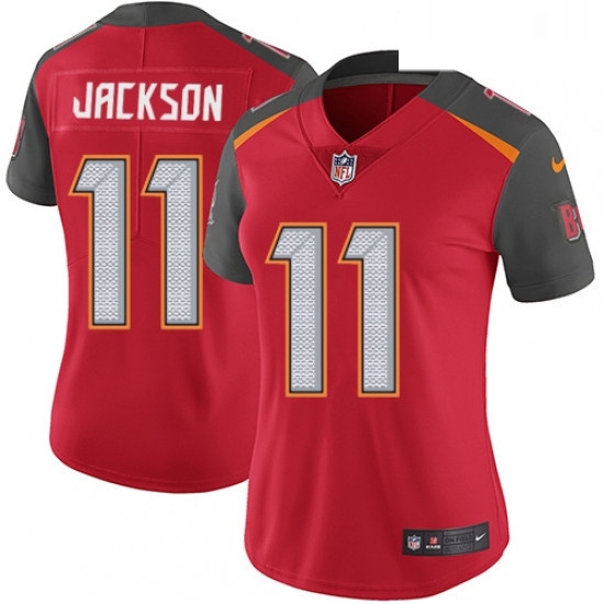 Womens Nike Tampa Bay Buccaneers 11 DeSean Jackson Red Team Color Vapor Untouchable Limited Player NFL Jersey Womens Nike Tampa Bay Buccaneers 11 DeSean Jackson Red Team Color Vapor Untouchable Limited Player NFL Jersey