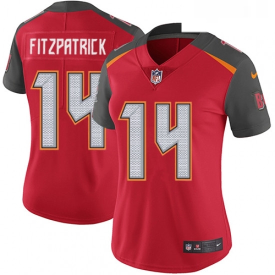 Womens Nike Tampa Bay Buccaneers 14 Ryan Fitzpatrick Elite Red Team Color NFL Jersey Womens Nike Tampa Bay Buccaneers 14 Ryan Fitzpatrick Elite Red Team Color NFL Jersey