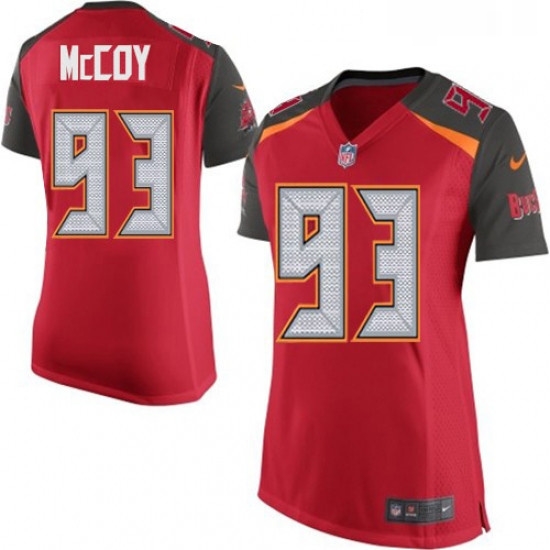 Womens Nike Tampa Bay Buccaneers 93 Gerald McCoy Game Red Team Color NFL Jersey Womens Nike Tampa Bay Buccaneers 93 Gerald McCoy Game Red Team Color NFL Jersey