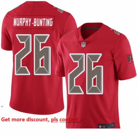 Buccaneers 26 Sean Murphy Bunting Red Youth Stitched Football Limited Rush Jersey Buccaneers 26 Sean Murphy Bunting Red Youth Stitched Football Limited Rush Jersey
