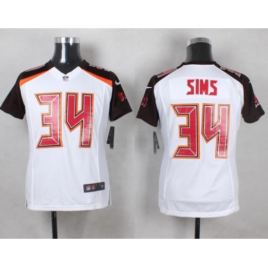 Nike Buccaneers #34 Charles Sims White Youth Stitched NFL New Elite Jersey Nike Buccaneers #34 Charles Sims White Youth Stitched NFL New Elite Jersey