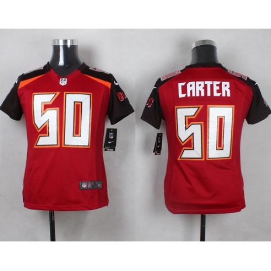 Nike Buccaneers #50 Bruce Carter Red Team Color Youth Stitched NFL New Elite Jersey Nike Buccaneers #50 Bruce Carter Red Team Color Youth Stitched NFL New Elite Jersey