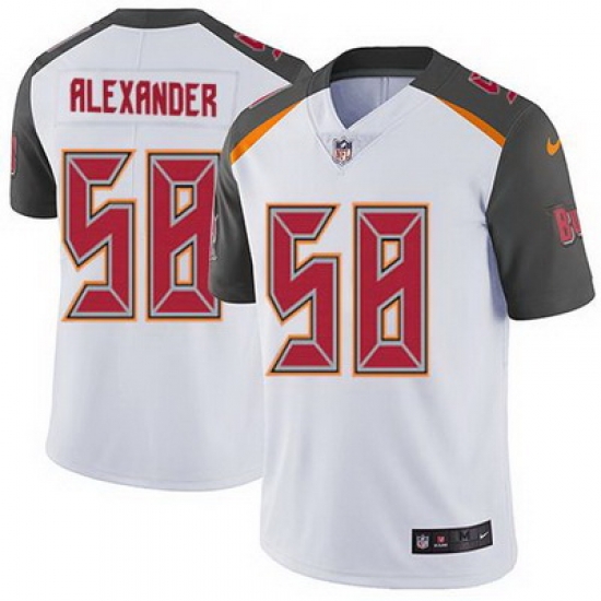 Nike Buccaneers #58 Kwon Alexander White Youth Stitched NFL Vapor Untouchable Limited Jersey Nike Buccaneers #58 Kwon Alexander White Youth Stitched NFL Vapor Untouchable Limited Jersey