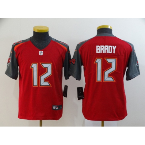 Youth Buccaneers 12 Tom Brady Red Youth Vapor Untouchable Limited Jersey Youth Buccaneers 12 Tom Brady Red Youth Vapor Untouchable Limited Jersey