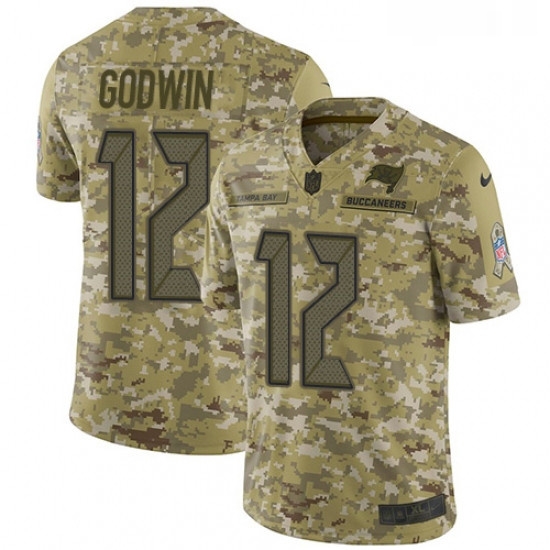 Youth Nike Tampa Bay Buccaneers 12 Chris Godwin Limited Camo 2018 Salute to Service NFL Jersey Youth Nike Tampa Bay Buccaneers 12 Chris Godwin Limited Camo 2018 Salute to Service NFL Jersey