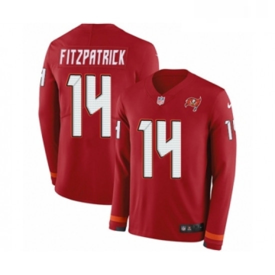 Youth Nike Tampa Bay Buccaneers 14 Ryan Fitzpatrick Limited Red Therma Long Sleeve NFL Jersey Youth Nike Tampa Bay Buccaneers 14 Ryan Fitzpatrick Limited Red Therma Long Sleeve NFL Jersey
