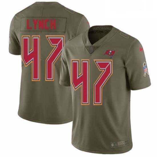 Youth Nike Tampa Bay Buccaneers 47 John Lynch Limited Olive 2017 Salute to Service NFL Jersey Youth Nike Tampa Bay Buccaneers 47 John Lynch Limited Olive 2017 Salute to Service NFL Jersey