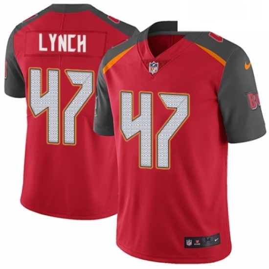 Youth Nike Tampa Bay Buccaneers 47 John Lynch Red Team Color Vapor Untouchable Elite Player NFL Jersey Youth Nike Tampa Bay Buccaneers 47 John Lynch Red Team Color Vapor Untouchable Elite Player NFL Jersey