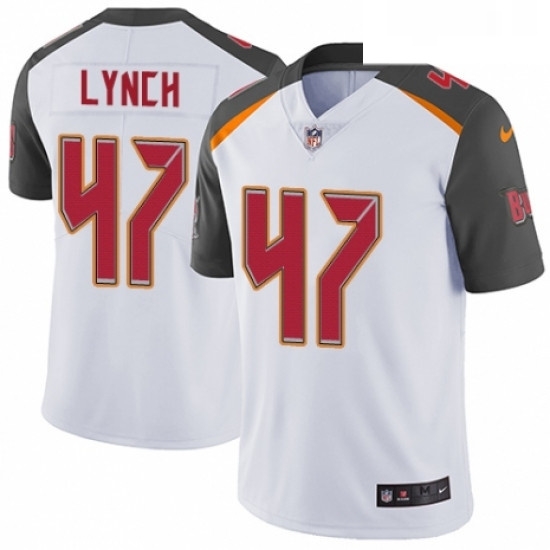 Youth Nike Tampa Bay Buccaneers 47 John Lynch White Vapor Untouchable Limited Player NFL Jersey Youth Nike Tampa Bay Buccaneers 47 John Lynch White Vapor Untouchable Limited Player NFL Jersey