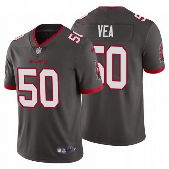 Youth Nike Tampa Bay Buccaneers 50 Vita Vea Pewter Alternate Vapor Limited Jersey Youth Nike Tampa Bay Buccaneers 50 Vita Vea Pewter Alternate Vapor Limited Jersey