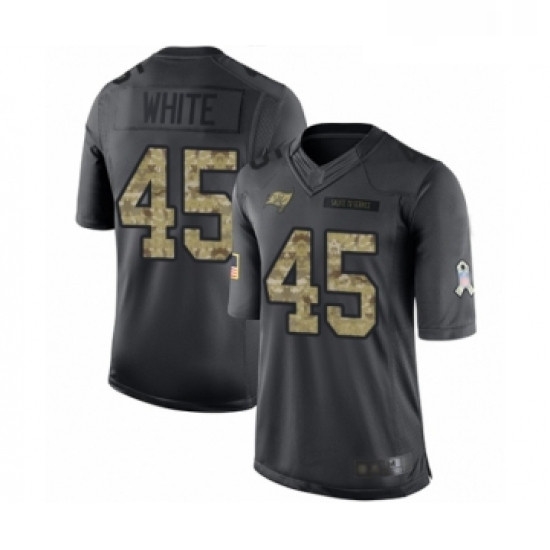 Youth Tampa Bay Buccaneers 45 Devin White Limited Black 2016 Salute to Service Football Jersey Youth Tampa Bay Buccaneers 45 Devin White Limited Black 2016 Salute to Service Football Jersey
