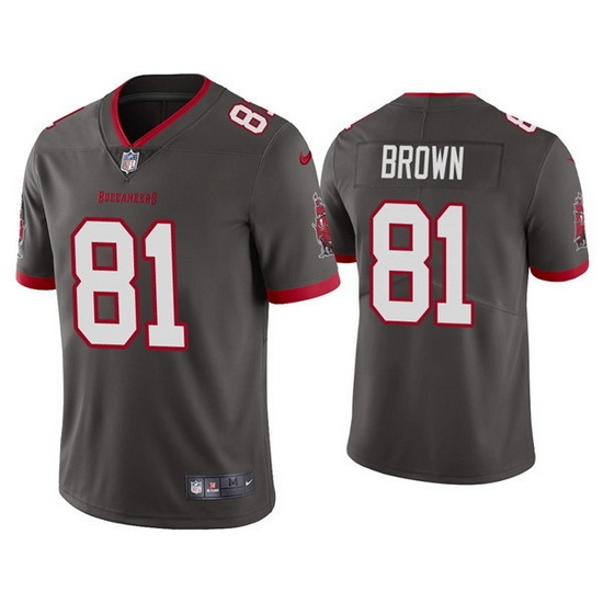 Youth Tampa Bay Buccaneers 81 Antonio Brown Grey Vapor Untouchable Limited Stitched Jersey Youth Tampa Bay Buccaneers 81 Antonio Brown Grey Vapor Untouchable Limited Stitched Jersey